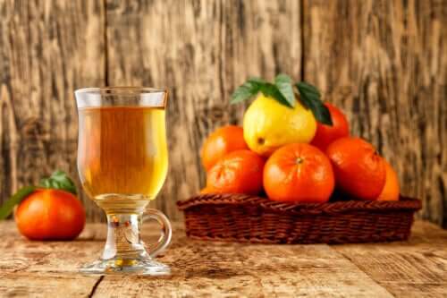 Thé au zeste de mandarine pour s'endormir plus vite