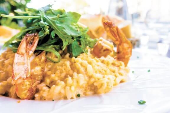 Recette de riz crémeux aux langoustines