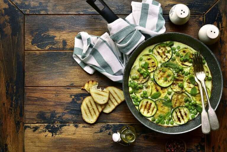 Tortilla végane aux courgettes