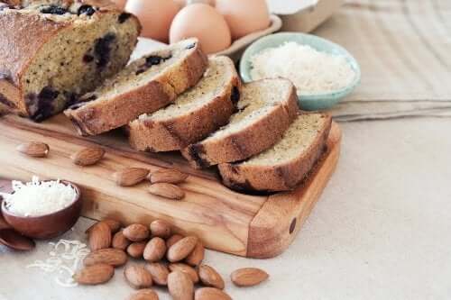 Recette de pain à la noix de coco et aux amandes