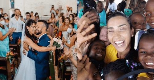 Un couple a utilisé l'argent destiné à leur mariage pour construire une école en Afrique