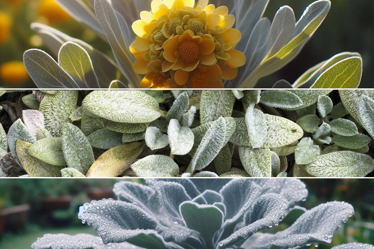 Plants with gray leaves for a silver garden